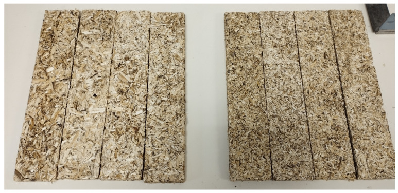 Specimens made with arabic gum.