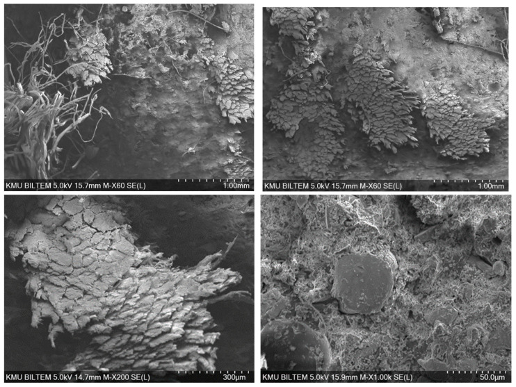 Bore-hole damage to the epoxy/aluminum/jute fiber.