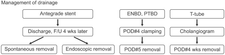 Management of drainage.