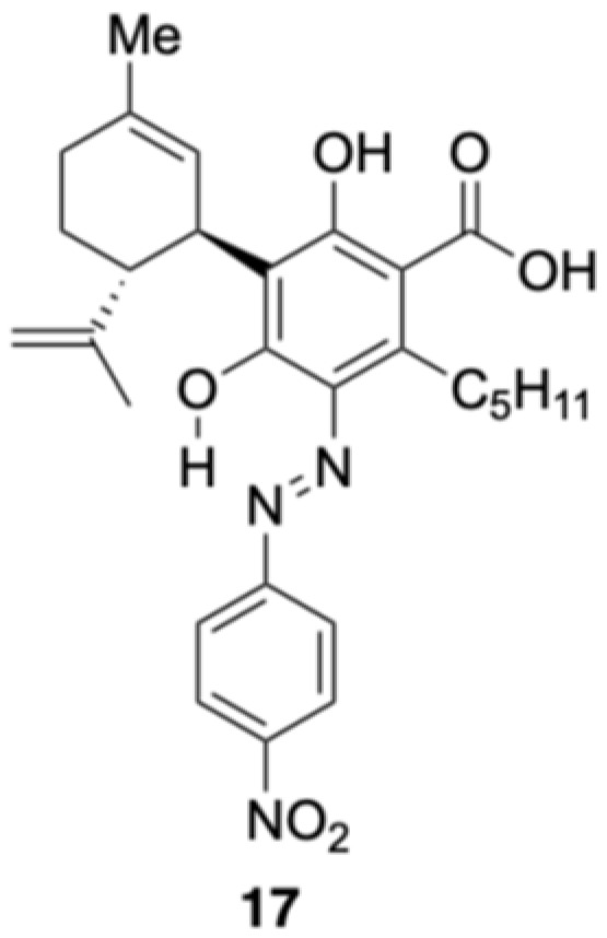 Proposed structure of 17.