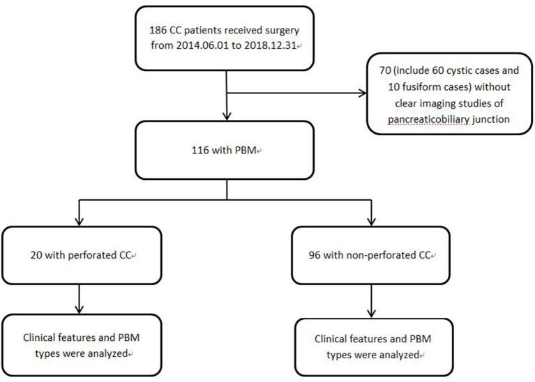 Study profile 70 patients who could not be found clear PBM images either in MRCP nor in IOCP were excluded.