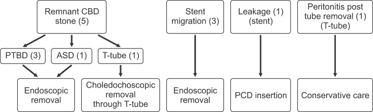 Complications and their treatments.