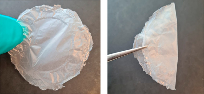 Colloidal dispersion of hemp hurd CNF.