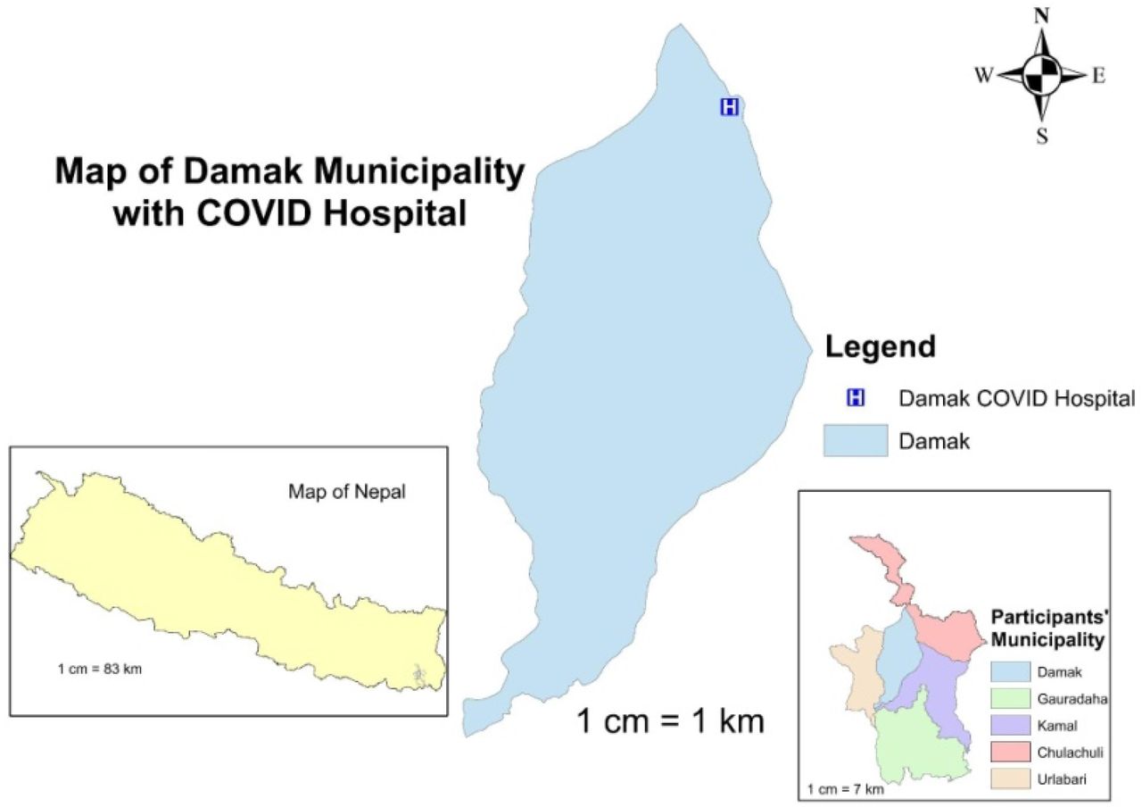 Map related to the study Area