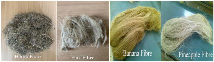 Fibers used for the fabrication.