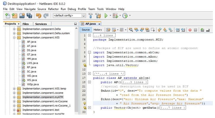 Component repository and AP Component code.