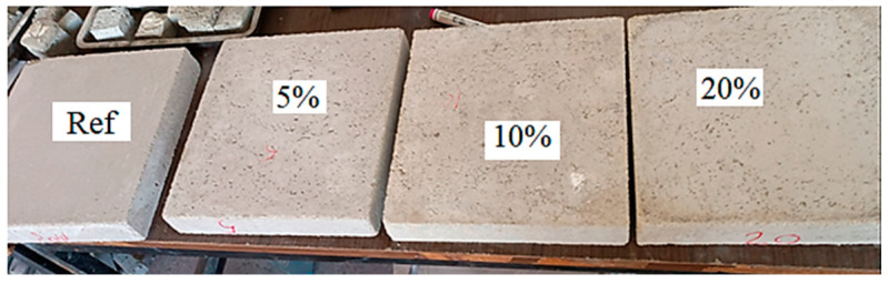 Thermal insulation test samples.