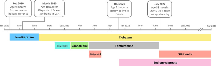 A treatment journey in Dravet syndrome. COVID-19 coronavirus disease 2019; USA United States of America