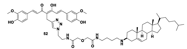 Chemical structure of the novel bivalent ligand 52 with remarkable neuroprotective activity.