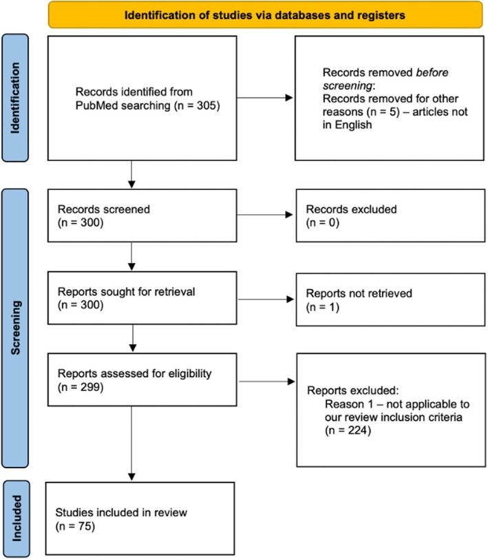 Literature search flow diagram.