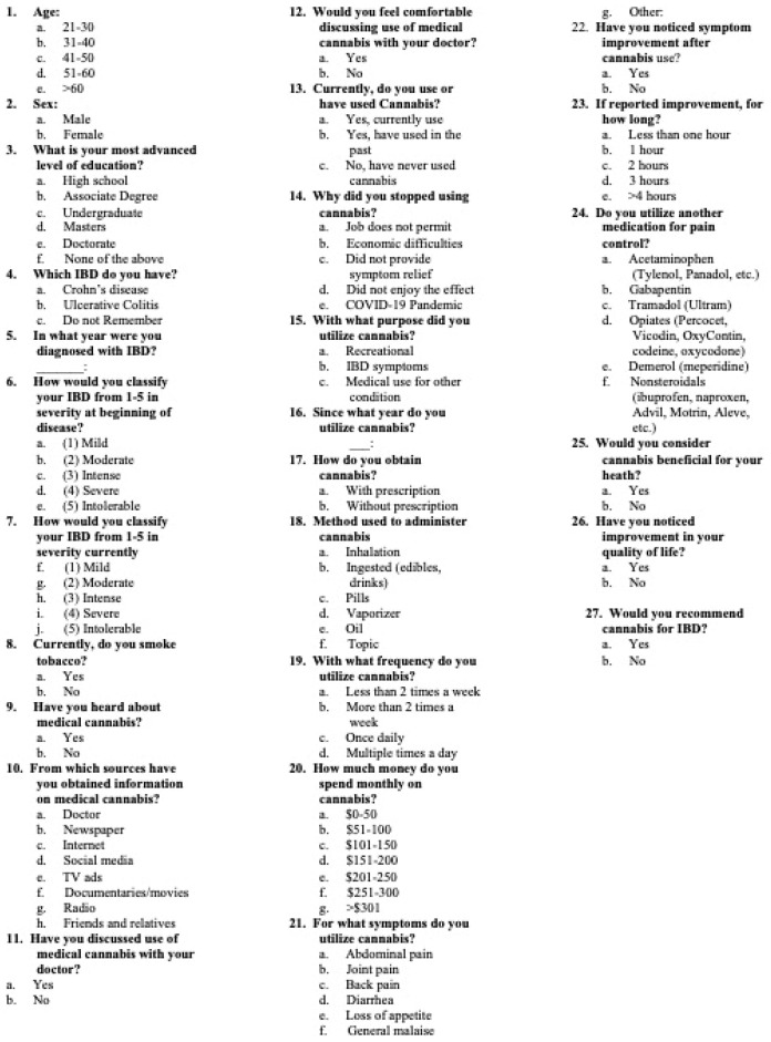 Questionnaire.