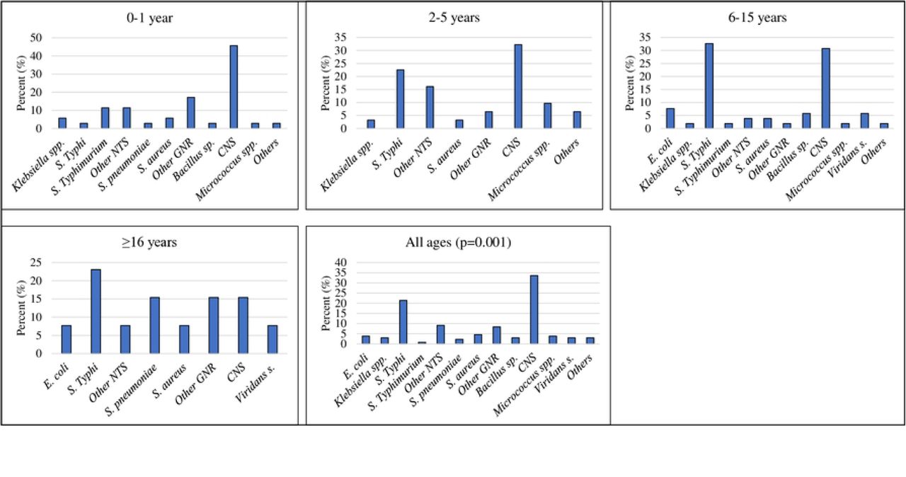 The distribution of pathogens and contaminants among participants with complicationsNTS: Non-Typhoidal SalmonellaeGNR: Gram-Negative RodsOthers: Other Contaminants, including Weeksella virosa, Listeria spp., Ralstonia picketti, Raoultella ornithinolytica, ect.)