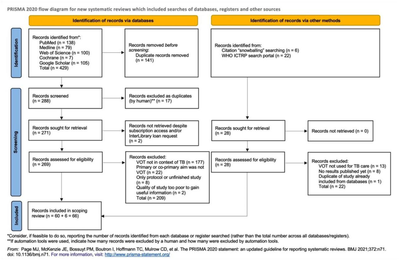 PRISMA-ScR flow diagram