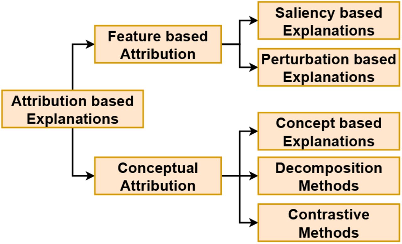 Classification of Attribution-based Explanation Methods based on level of abstaction