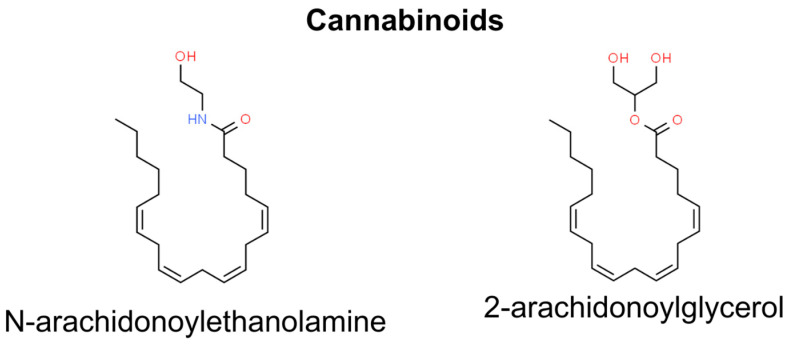 Chemical structures of selected cannabinoids showing anti-NMSC effect.