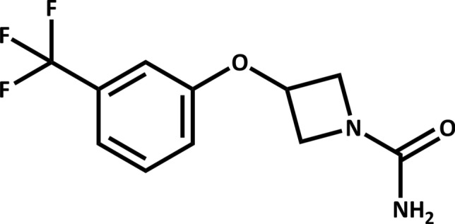 Chemical structure of dezinamide