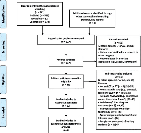 Study identification flow diagram.