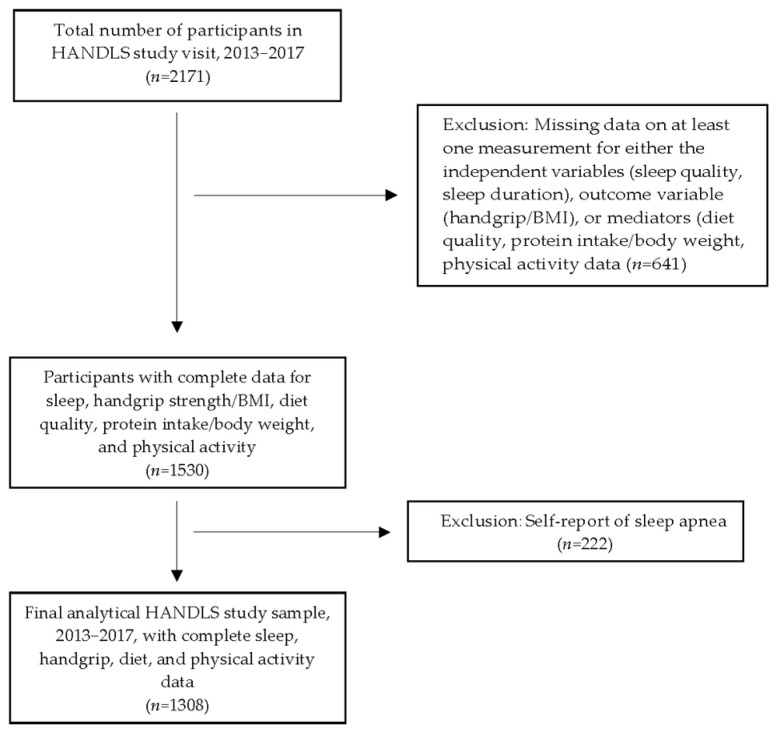 Participant flowchart. Abbreviation: HANDLS, Healthy Aging in Neighborhoods of Diversity across the Life Span.