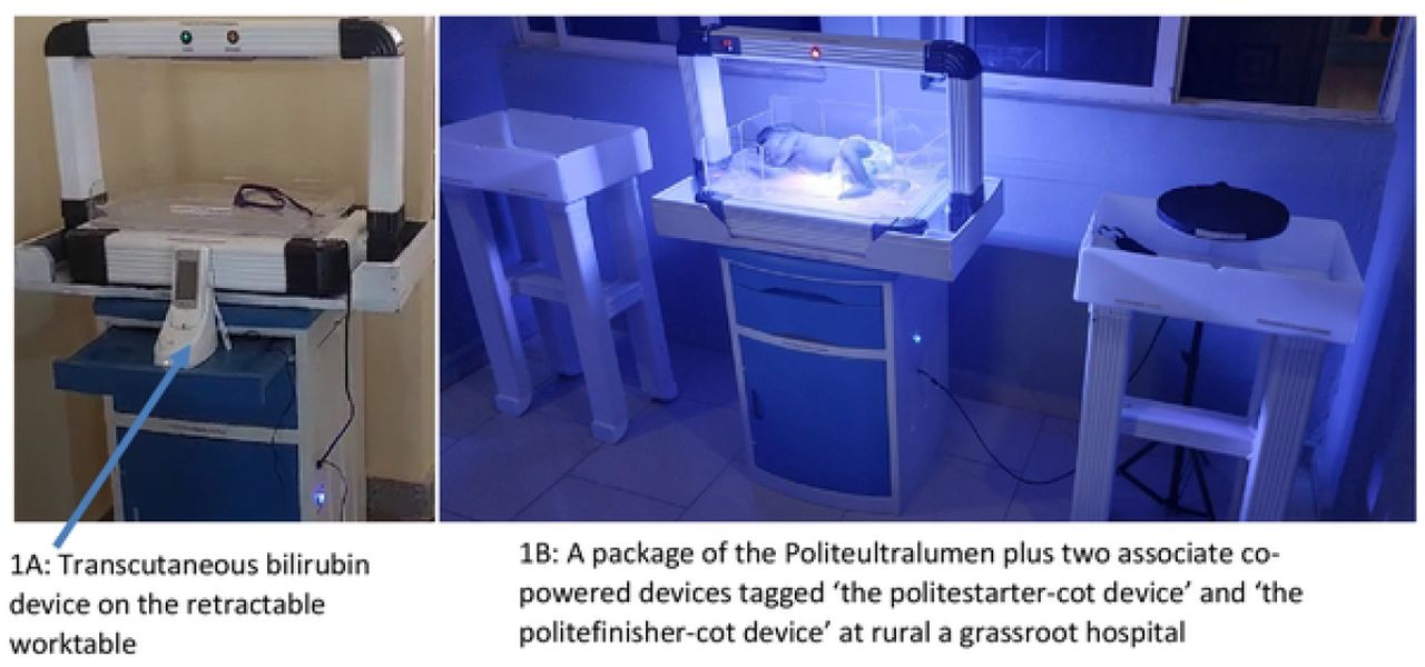 The politeultralumen device with a transcutaneous bilirubinometer