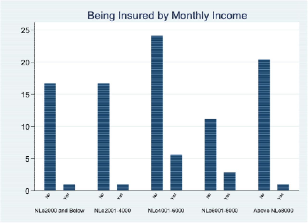 Being Insured by Monthly Income