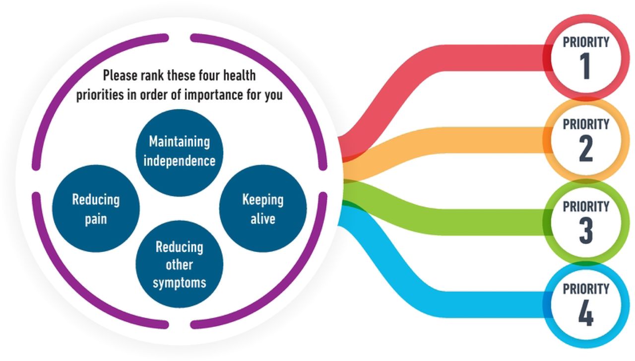Health outcome prioritisation tool simplified for clinical useHealth outcome prioritisation tool developed by Fried et al (4).