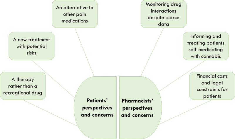 Cannabis use in chronic pain treatment: understanding patients’ and pharmacists’ perspectives.