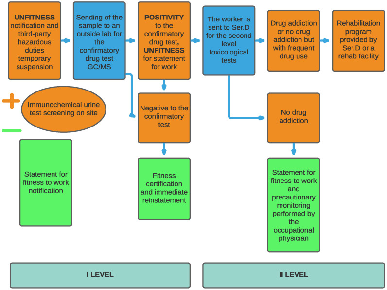 Procedure for issuing the fitness or unfitness statement by the occupational doctor (OD).