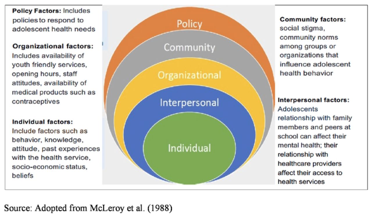 An Ecological Model for Health Promotion