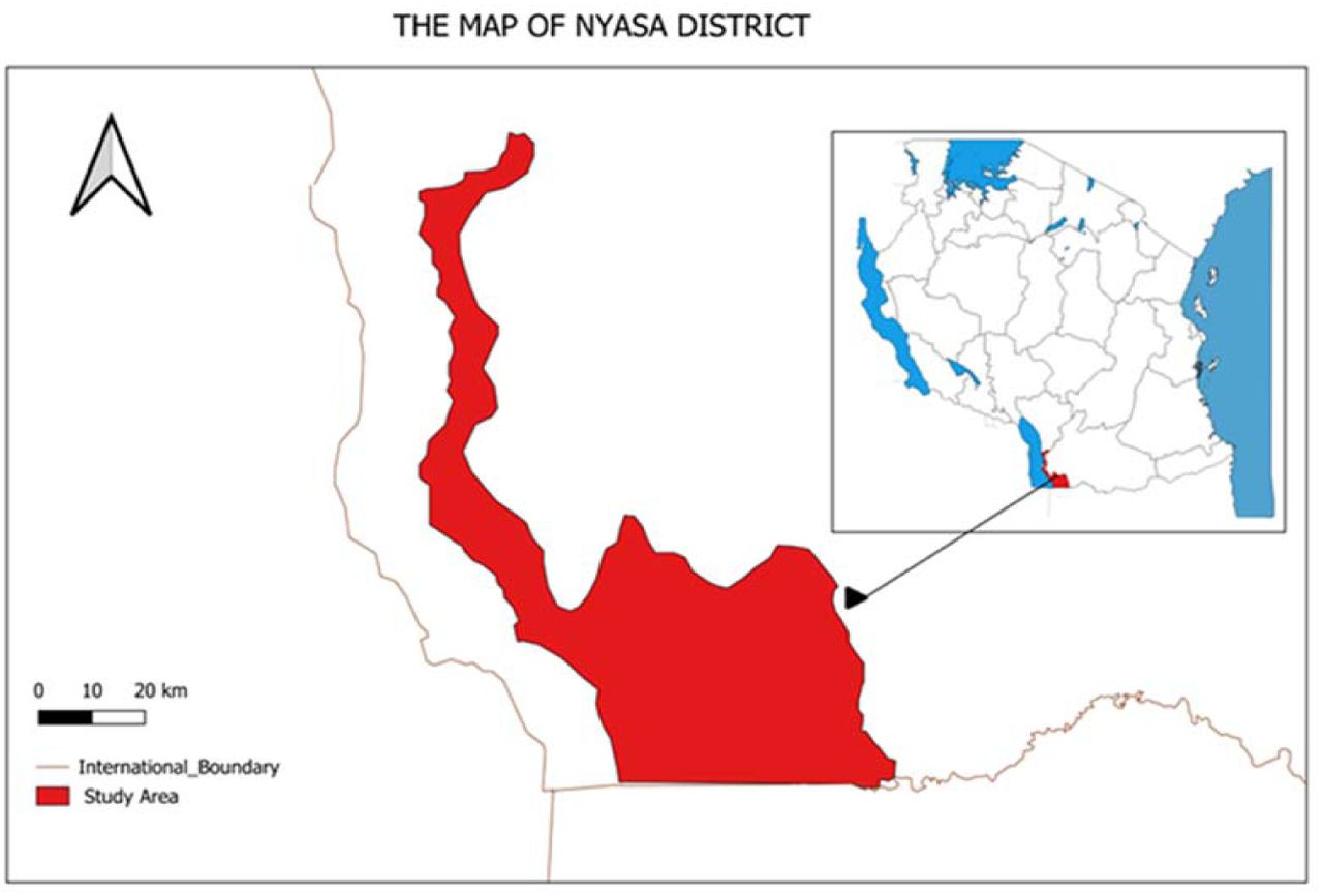 Map of the study site