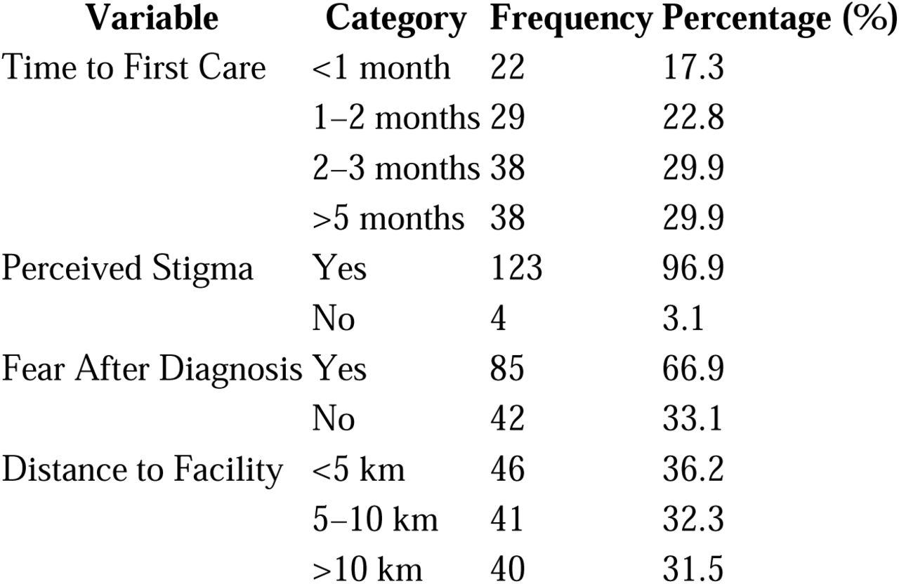 Patient Delay and Related Factors