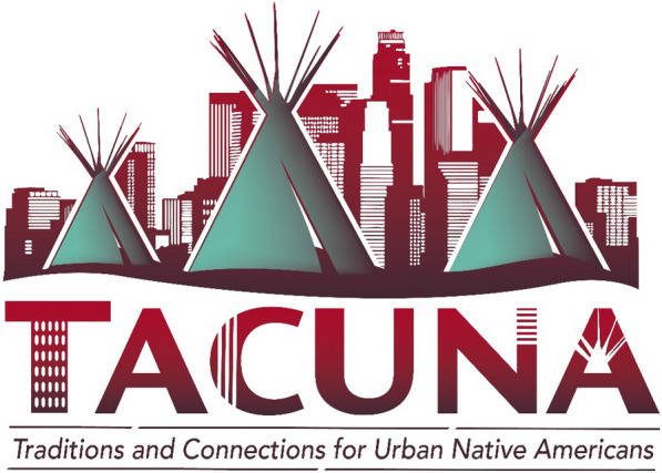 TACUNA Logo. Logo created by Robert Young (Pueblo of Acoma)