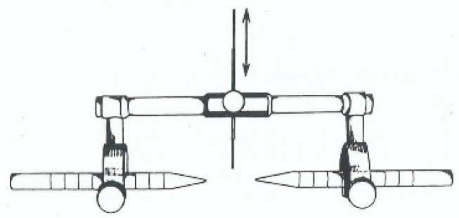 Holder of the cannula for the cerebello-medullary cistern. The cannula holder was rigidly attached to ear bars during the cerebral ventricle perfusion.