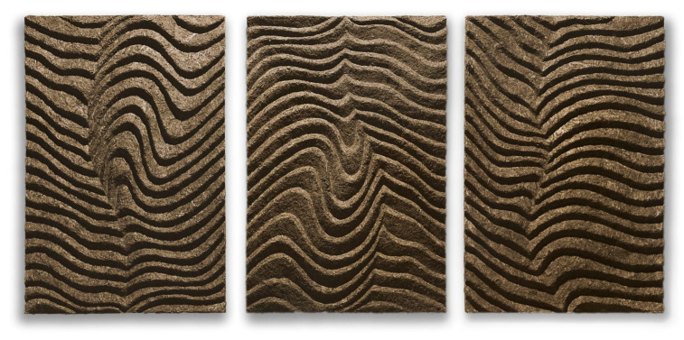 Sound absorption material from fillers (flax fiber and moss) with sapropel as a binder.