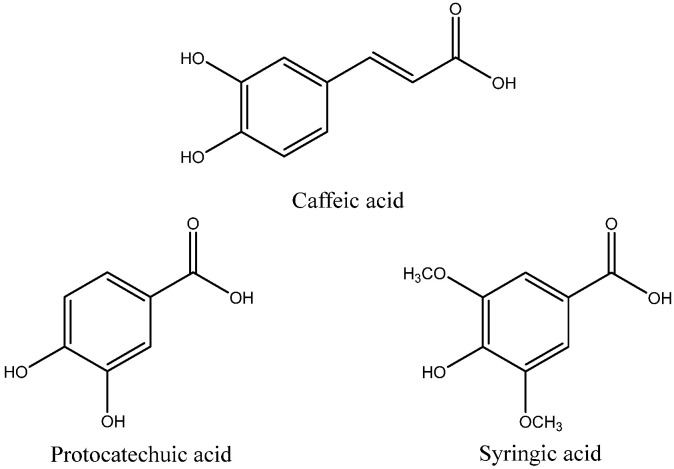 Phenolic acids used as antioxidants for the improvement of the oxidative stability of cosmetics oils.