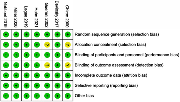 Risk of bias graph.