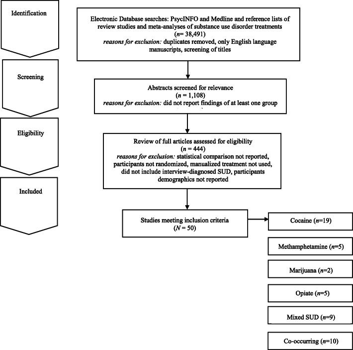 Electronic Search Strategy Flowchart