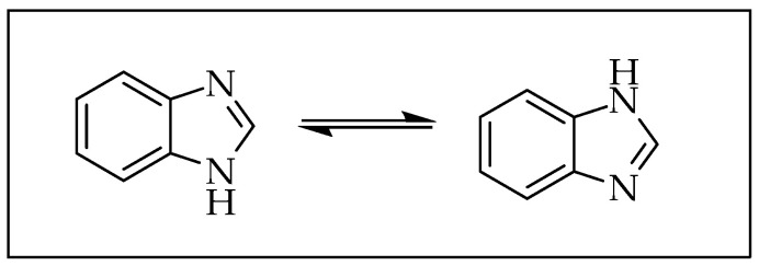 Structure of benzimidazole.