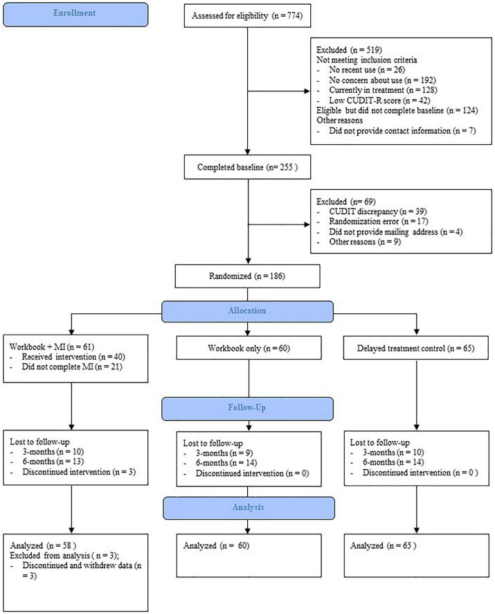 Consolidated Standards of Reporting Trials (CONSORT) style flow-chart of participant recruitment and retention.