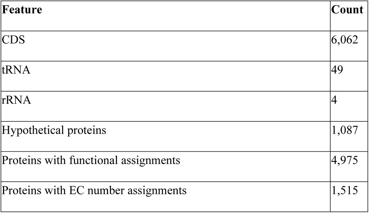 Annotated Genome Features