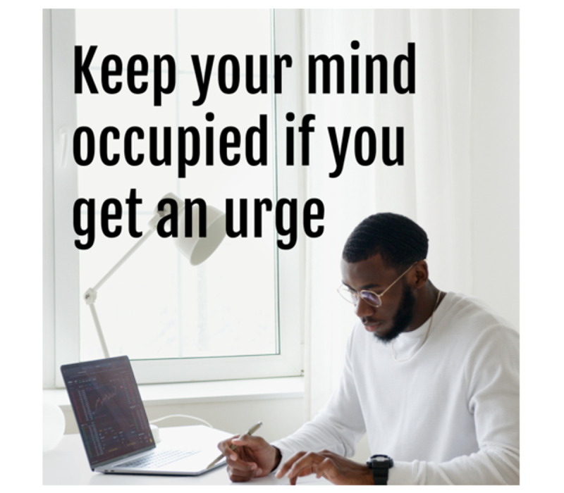 Intervention message examples for distraction and acceptance messages, including image and text content for a cognitive behavioral therapy (CBT) distraction message: "Keep your mind occupied if you get an urge. Do a mental puzzle, make your next shopping list, read a book, write a poem...you might be surprised how well occupying your mind can get rid of urges.".