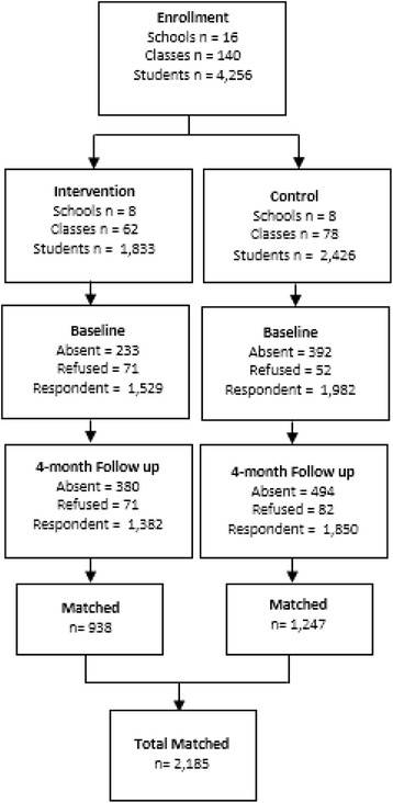 Flowchart of participation in the two groups in the baseline and follow up, Brazil, 2013