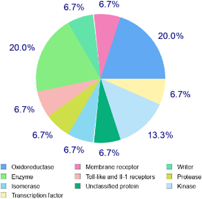Target classes of THC.