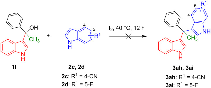 Reactions performed to study the scope of the method.