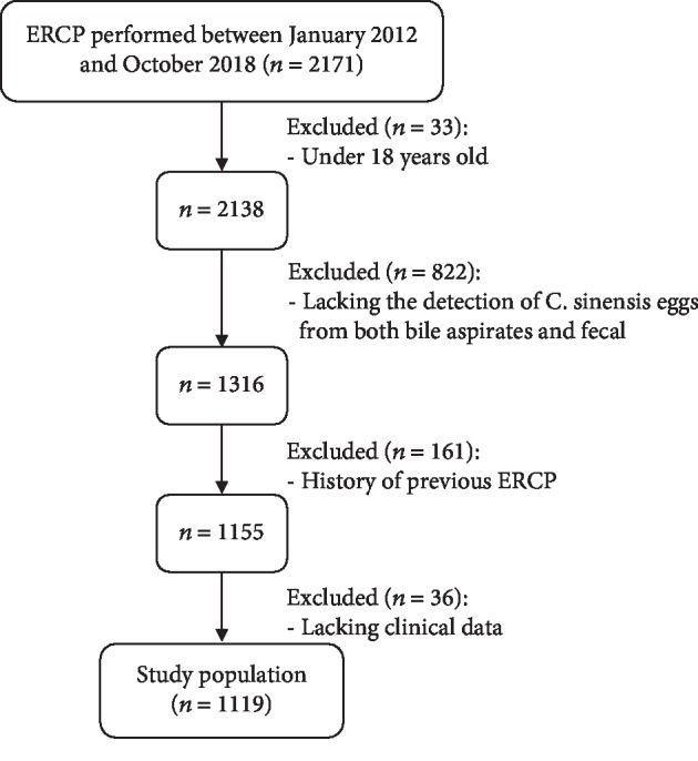 Flowchart of patients included in the study.