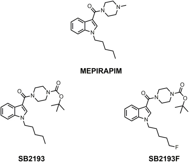 Chemical structures of MEPIRAPIM and its analogues.