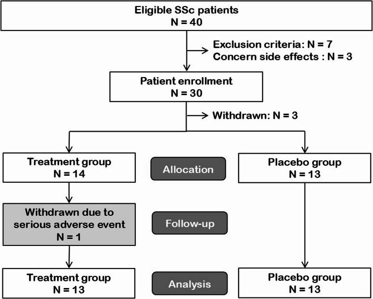 CONSORT diagram of patient flow