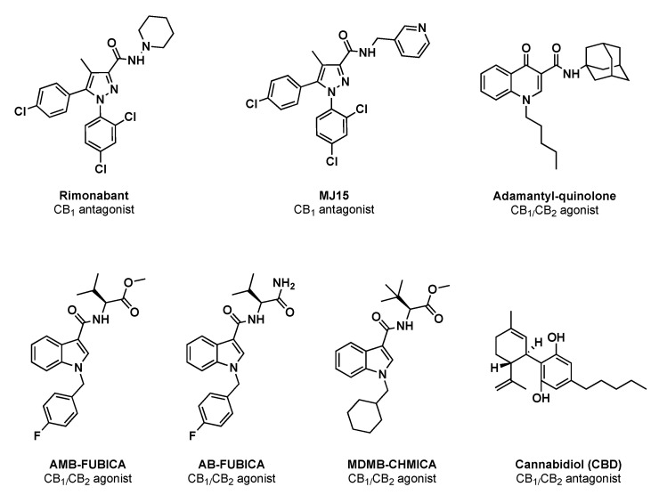 Chemical structures and functional activity of the reference compounds used for CELT-335 validation in Taglite® binding assays.