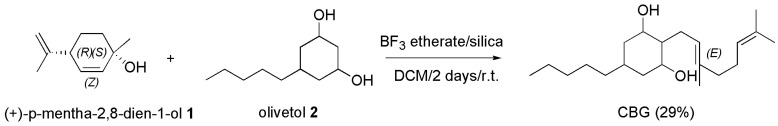 Synthesis of CBG [108]. Silica = Si2O3.