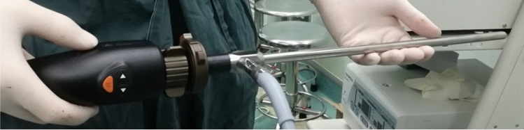 The NIRF imaging system used for this study was developed by OptoMedic (GuangZhou, China)