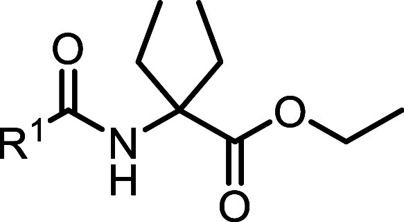 Binding Affinities and Functional Activity of CB1R DEG Ligands